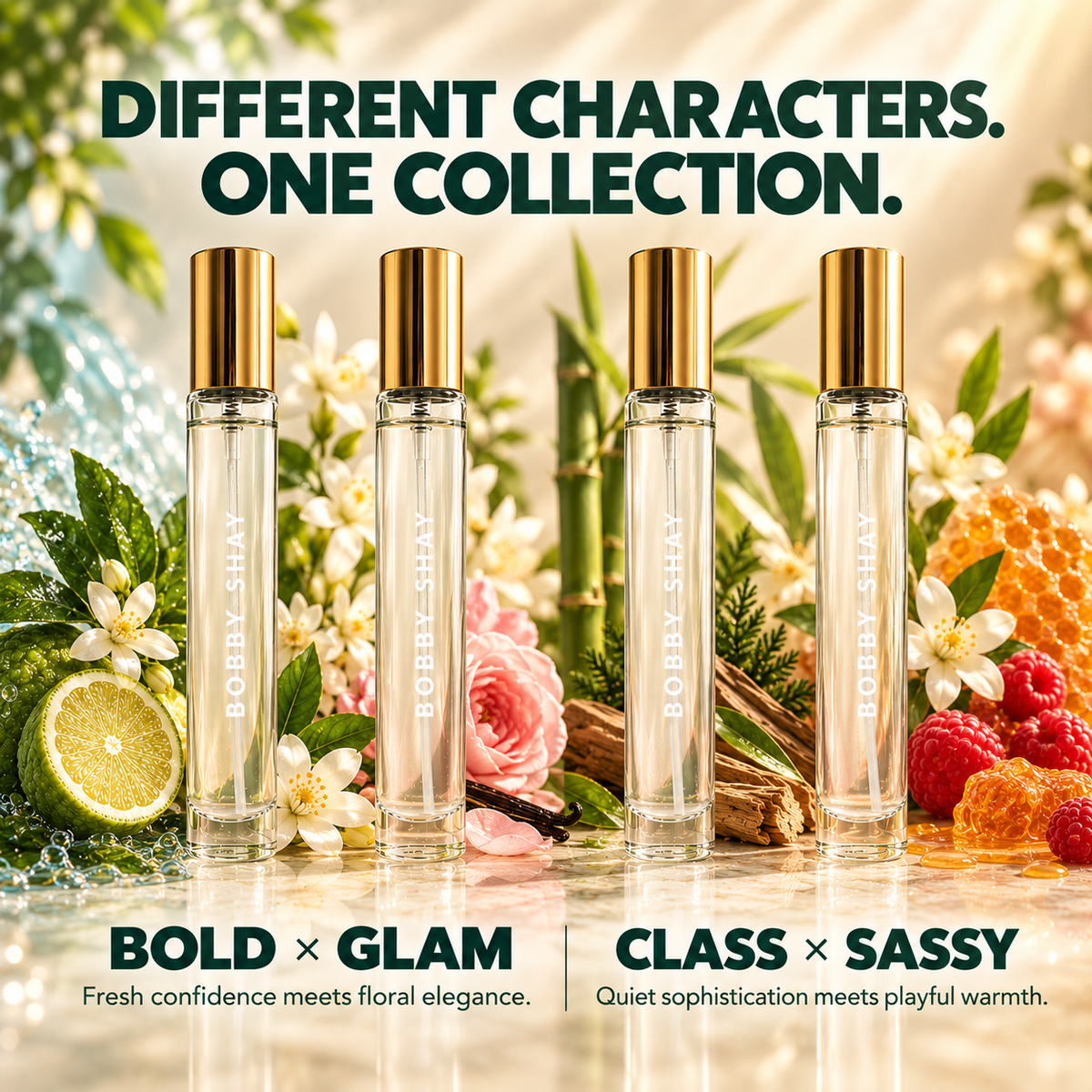 Scented Realm Collection Bundle 4 x 10ml Travel Spray