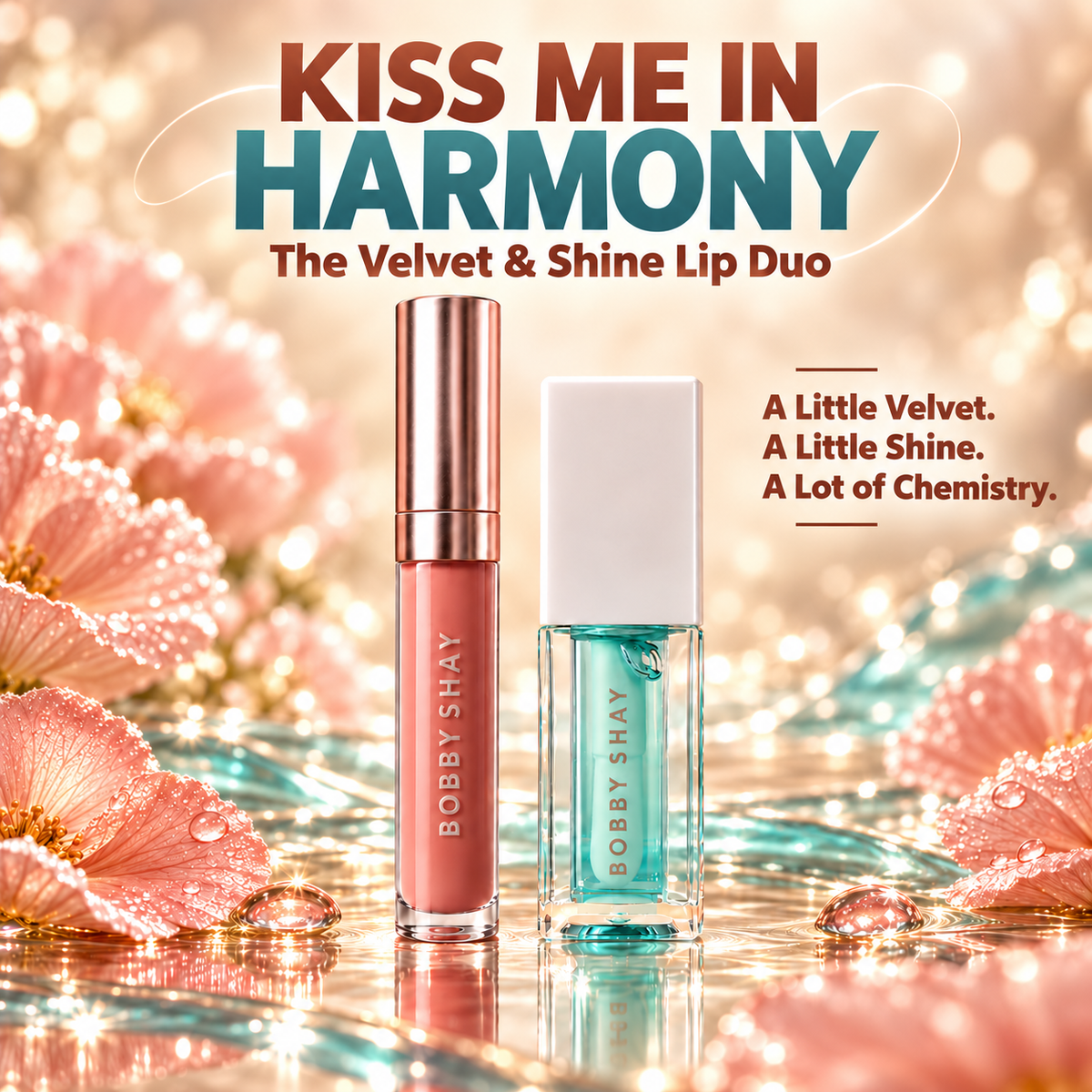 Kiss Me In Harmony Velvet & Shine Lip Duo