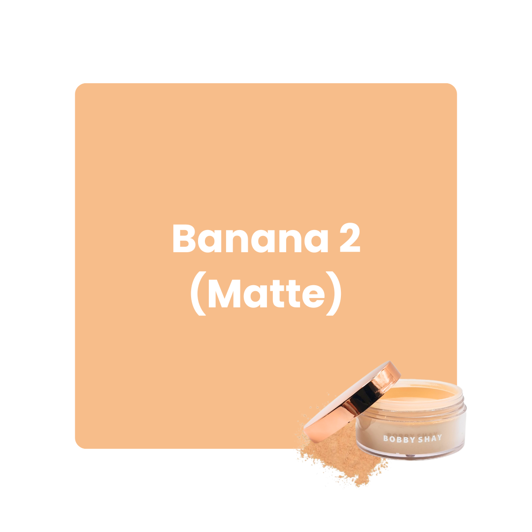 BeYOUtiful Setting Veil Loose Powder – Banana 2 Yellow to Gold Undertone Shade Golden Haze for All Skin Types | Bobby Shay Beauty