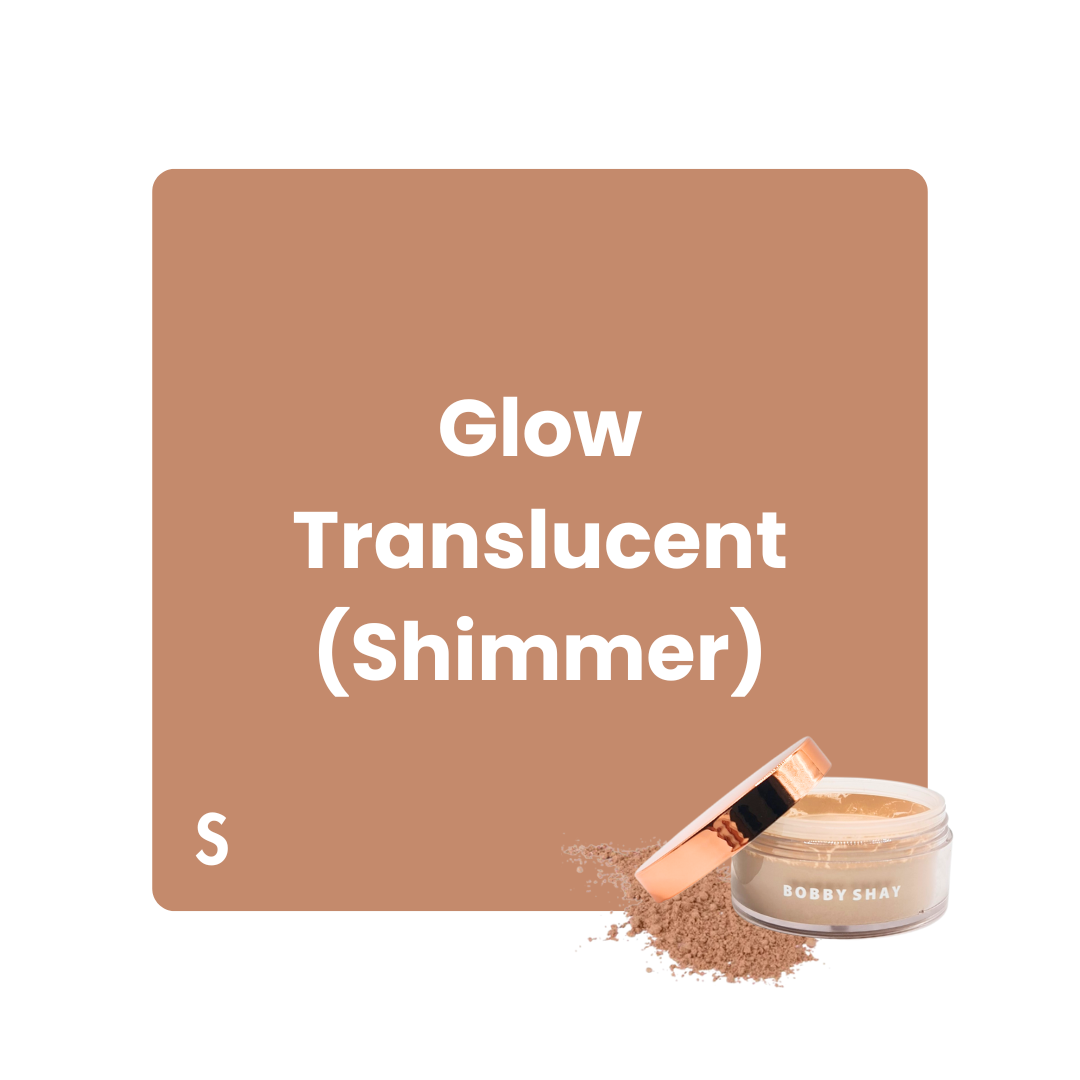 BeYOUtiful Setting Veil Loose Powder – Translucent with Shimmer Shade Honey Glow for All Skin Types | Bobby Shay Beauty