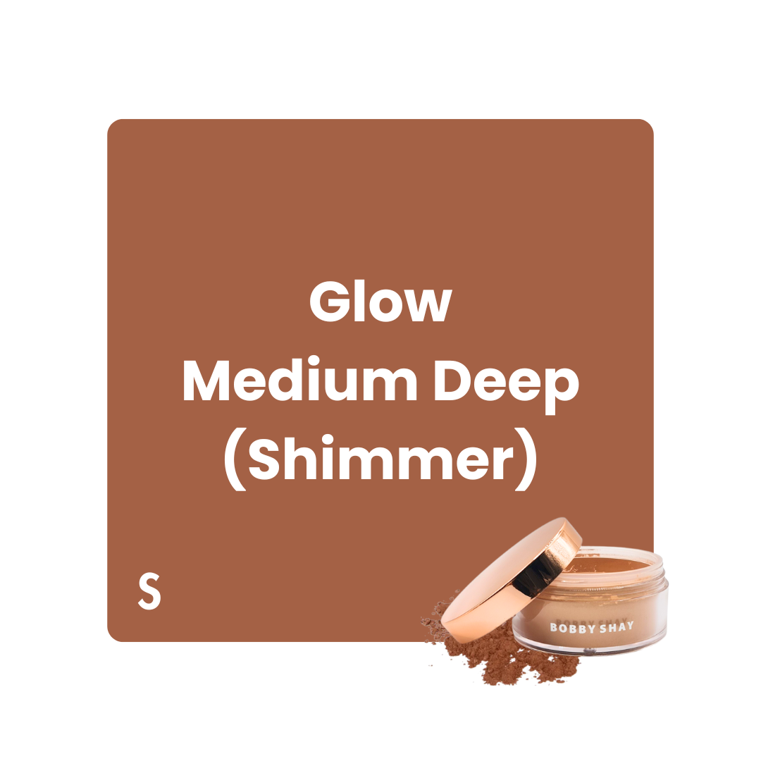 BeYOUtiful Setting Veil Loose Powder – Medium. Deep to Deep with Shimmer Shade Sunset Bronze for All Skin Types | Bobby Shay Beauty