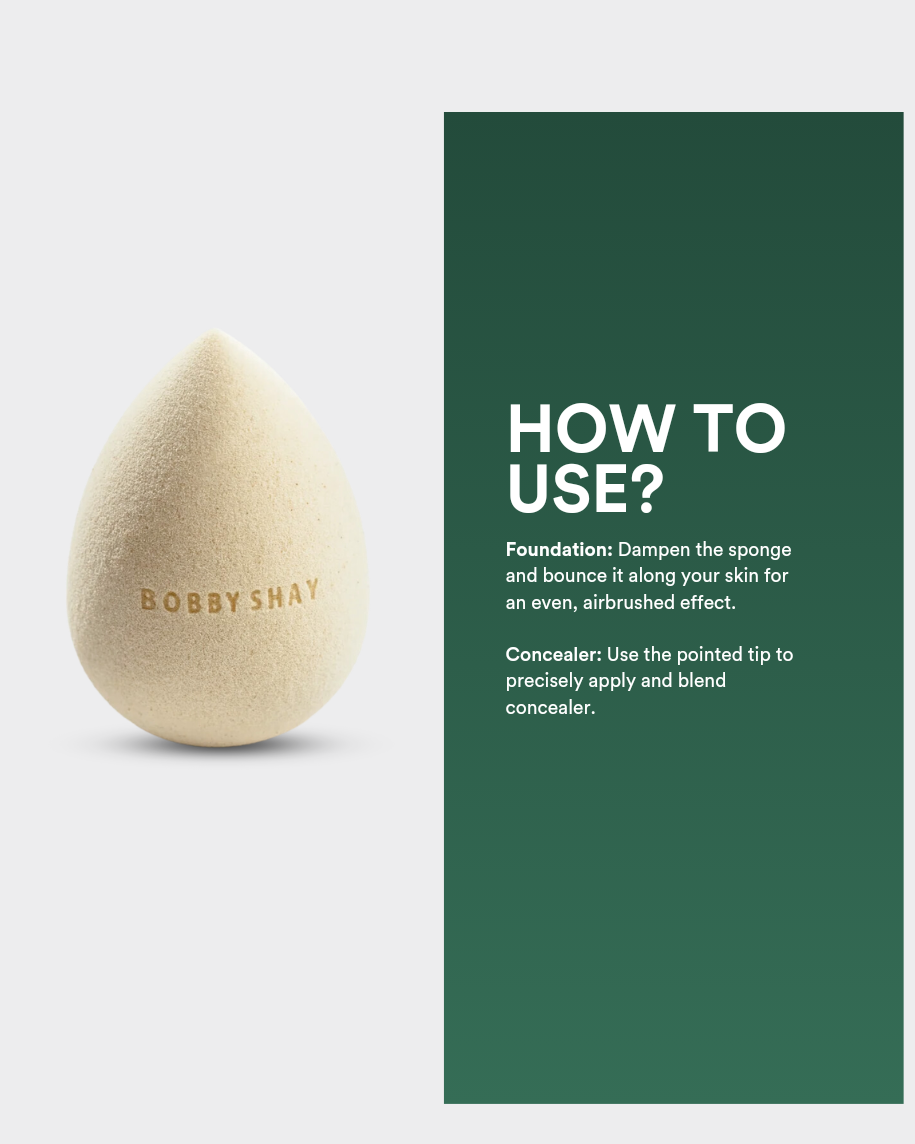 Dapper BeYOUty Sponge | Rose Powder | Soft | Air-Brush Finish | Sustainable Ingredient