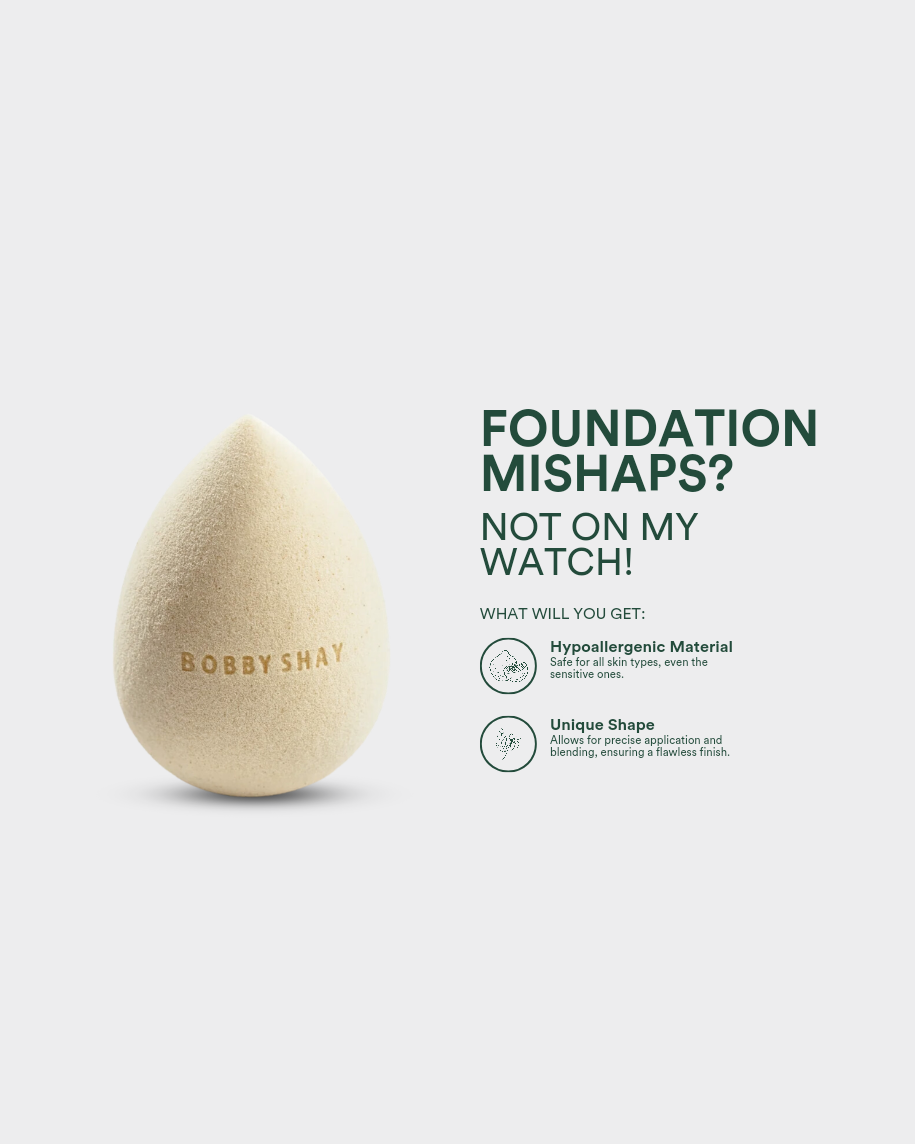 Dapper BeYOUty Sponge | Rose Powder | Soft | Air-Brush Finish | Sustainable Ingredient