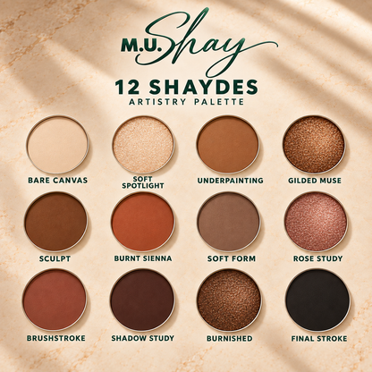 [PREMIUM FIRST ACCESS] M.U.SHAY Artistry Eyeshadow Palette