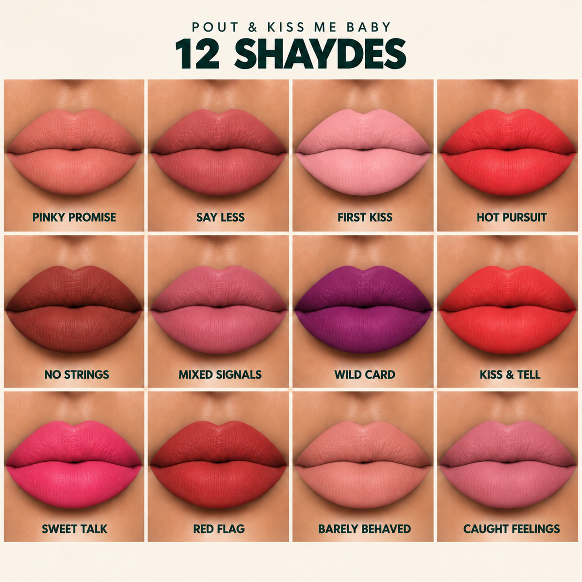 Pout & Kiss Me Baby Velvet Liquid Lip - 5g