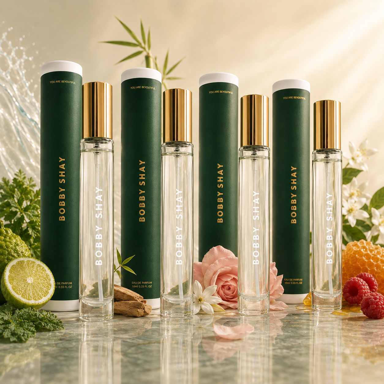 Scented Realm Collection Bundle 4 x 10ml Travel Spray