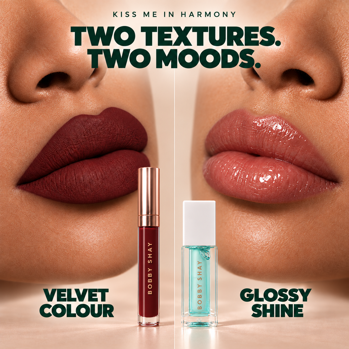 Kiss Me In Harmony Velvet & Shine Lip Duo