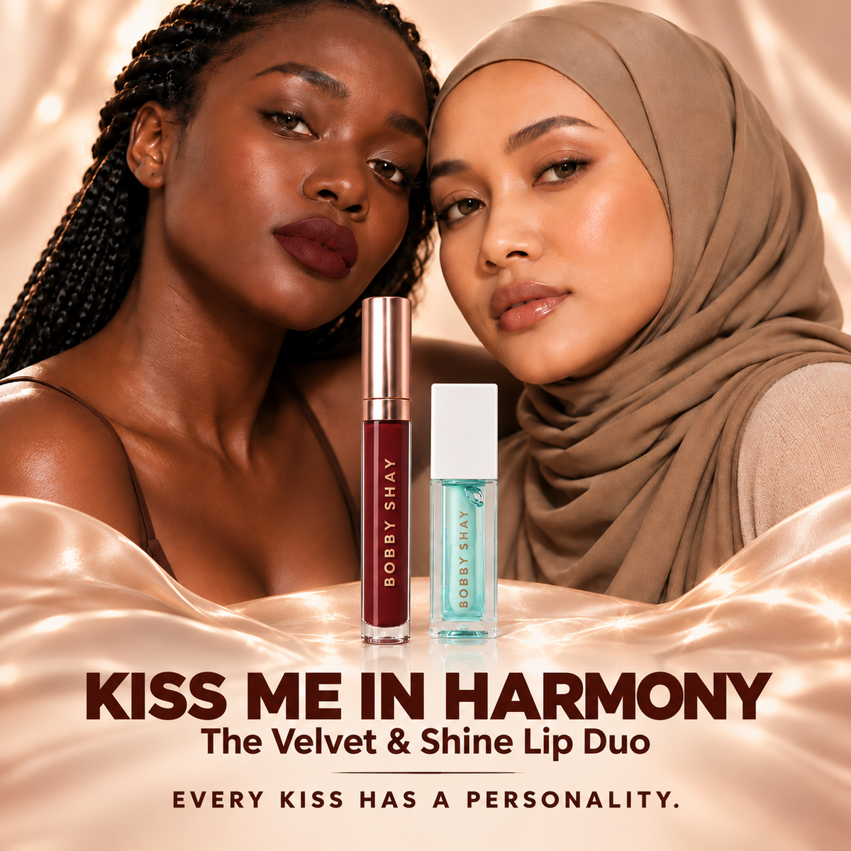 Kiss Me In Harmony Velvet & Shine Lip Duo