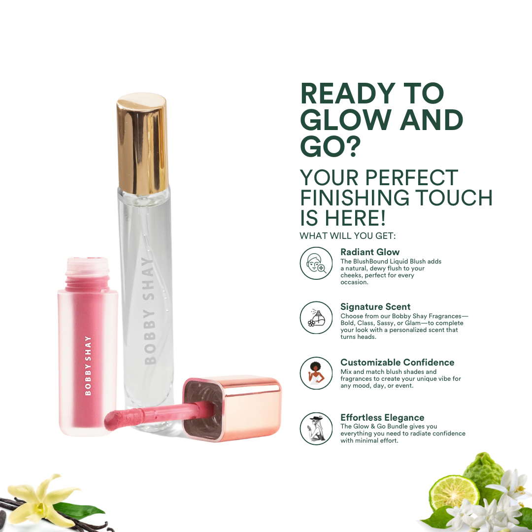Glow & Go Duo (Fragrance + Liquid Blush Finisher Bundle)