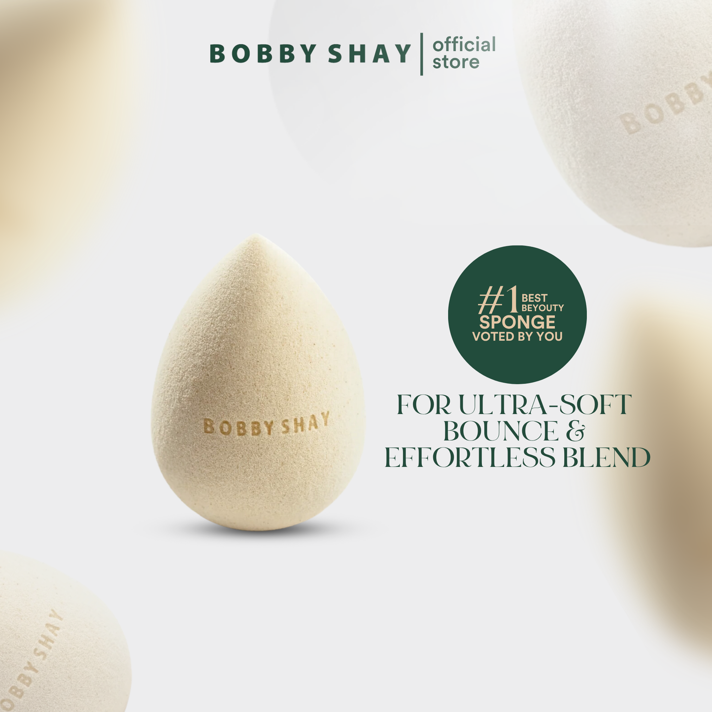 Dapper BeYOUty Sponge | Rose Powder | Soft | Air-Brush Finish | Sustainable Ingredient